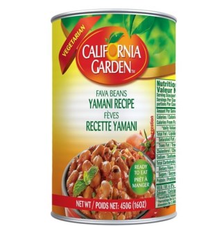 Fava Beans- Yamani Recipe "CALIFORNIA GARDEN" 16 o